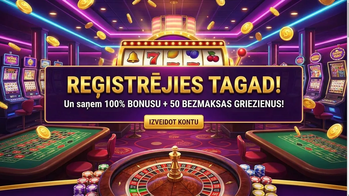 Reģistrācija ar bonusu
